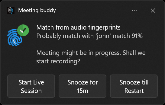 Meeting Detection
